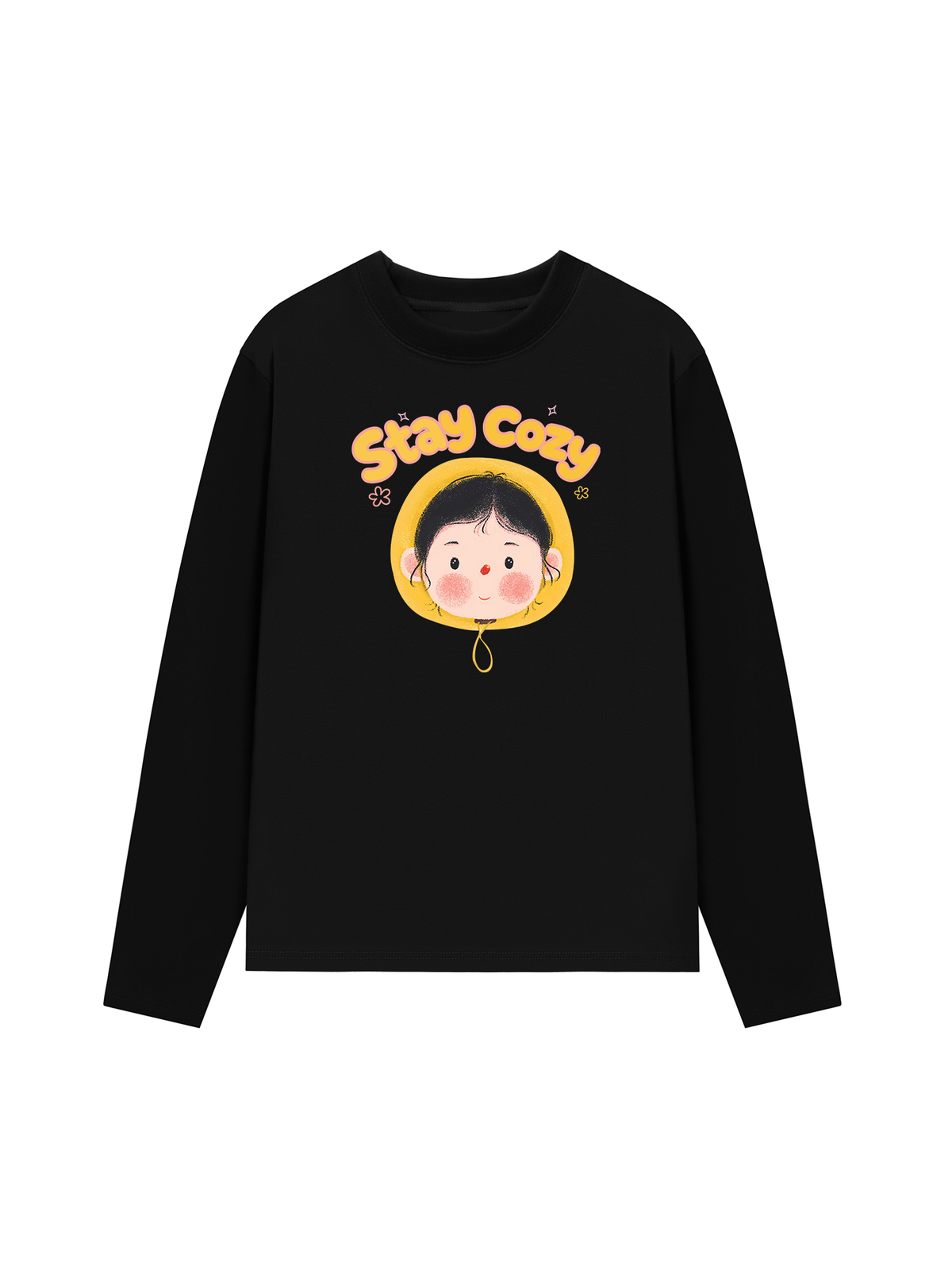 Áo Thun Dài Tay  Stay Cozy Little Girl