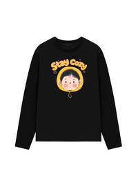 Áo Thun Dài Tay  Stay Cozy Little Girl