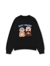 Áo Sweater Nỉ Hai Da Animal Best Friend Beaver