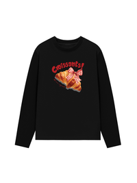 Áo Thun Dài Tay Sweet Pastry Red Bơ Croissant