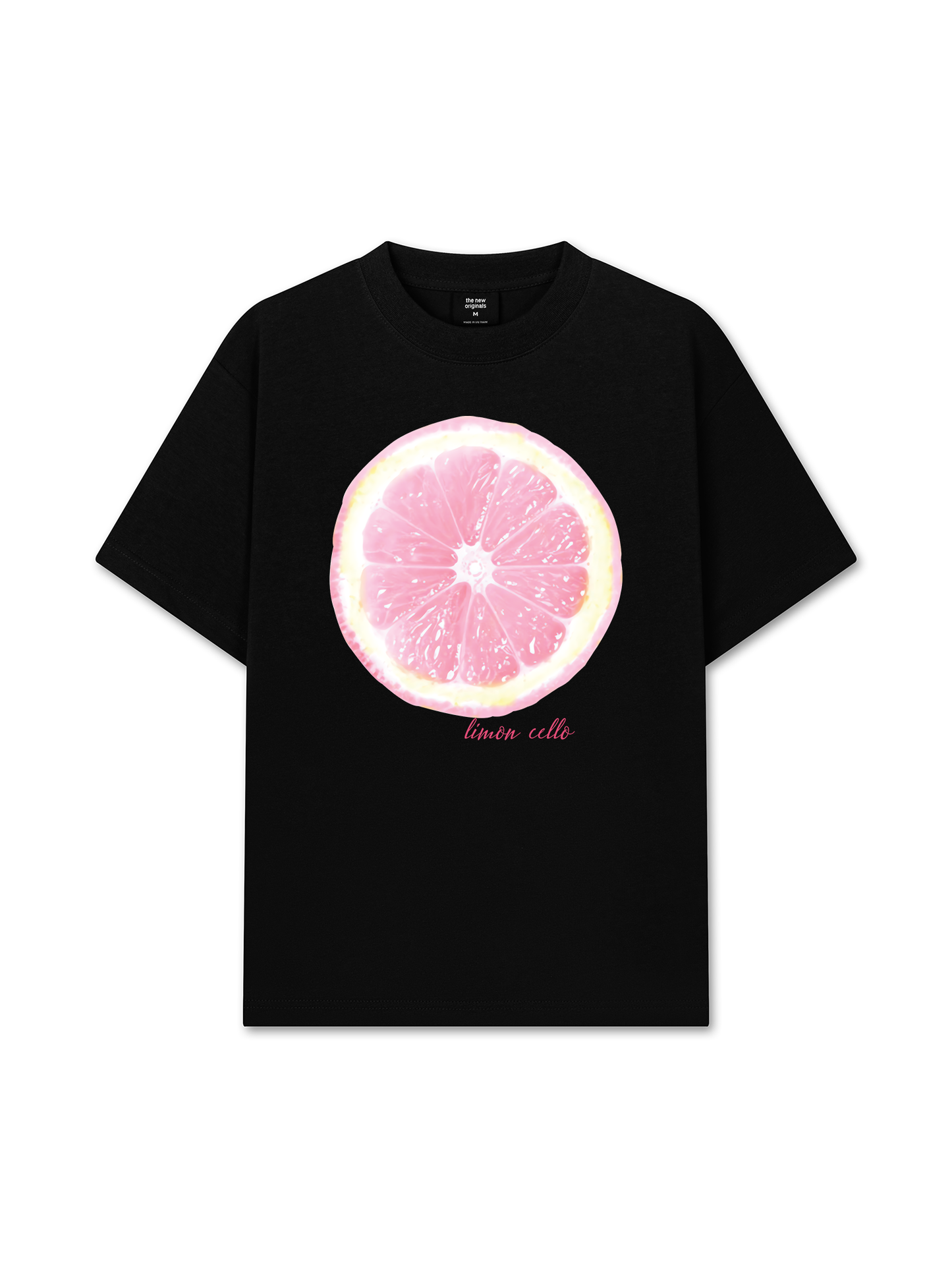 Áo Thun Relaxed Fit Pink Limon Cello