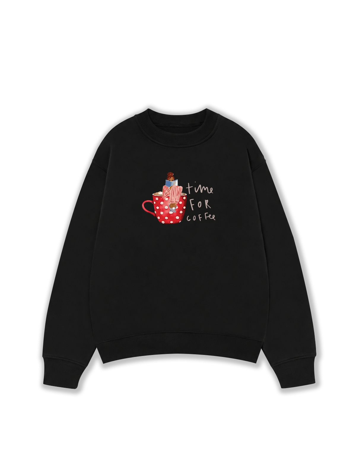 Áo Sweater Nỉ Hai Da Time For Coffee