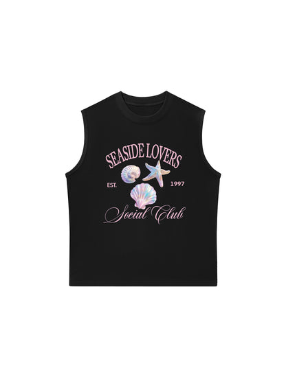 Áo Ba Lỗ Relaxed Fit Ocean Hologram Seaside Lover