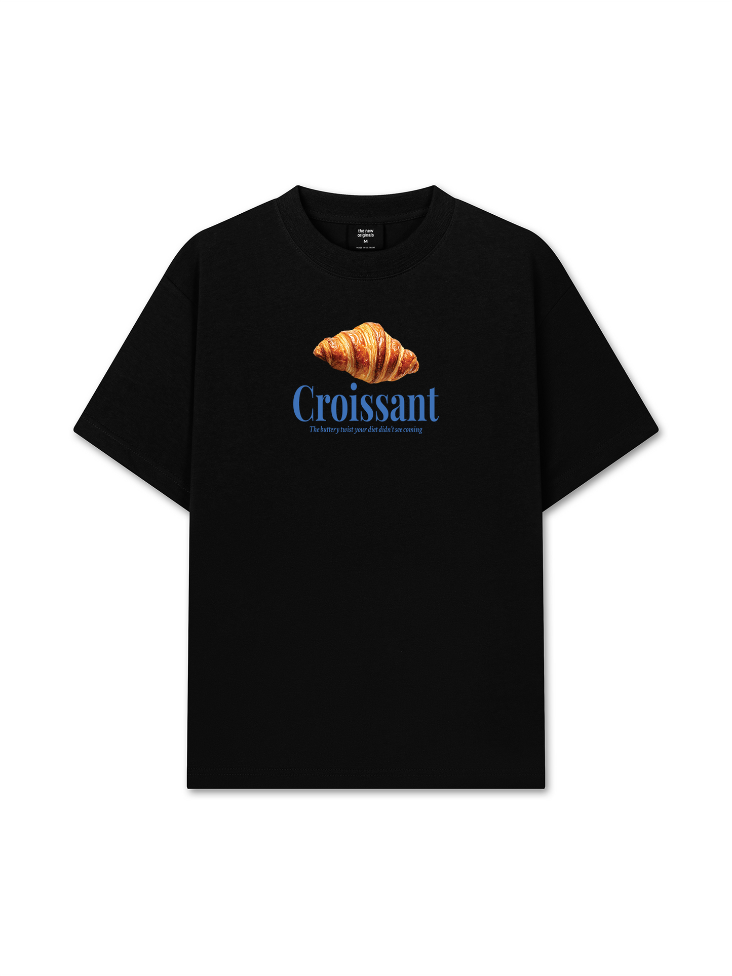 Áo Thun Relaxed Fit Croissant Quote