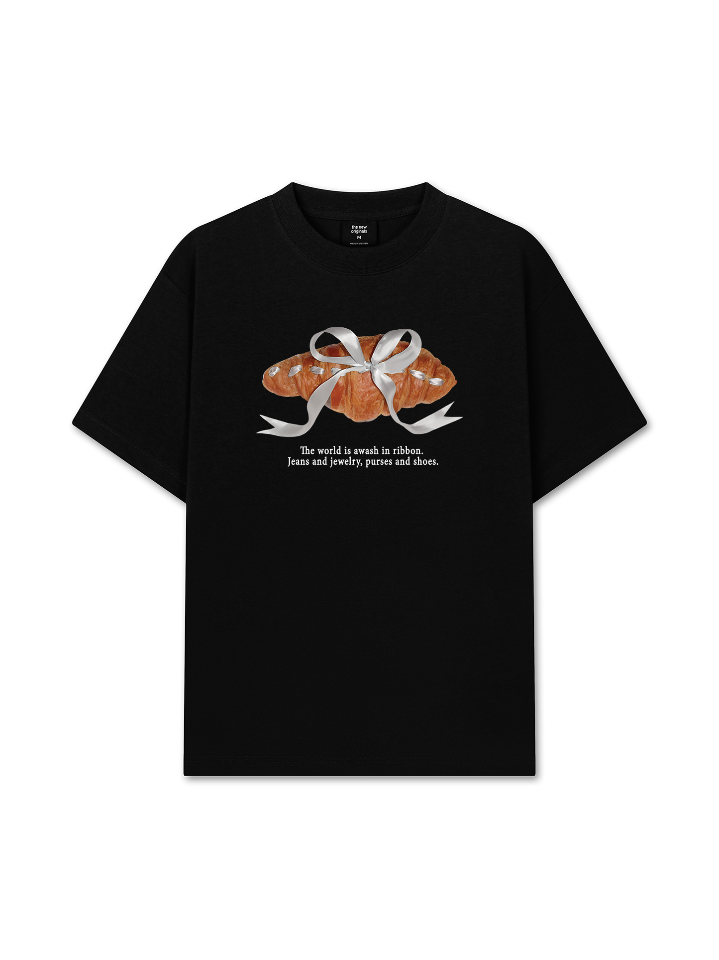 Áo Thun Relaxed Fit Sweet Pastry Silver Bow