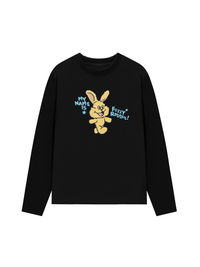 Áo Thun Dài Tay My Name Is Fuzzy Rabbit