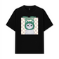 Áo Thun Relaxed Fit Animal Mood Meow Green Pink