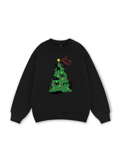 Kitty Tree Christmas Sweater