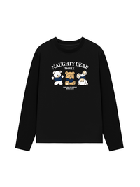 Áo Thun Dài Tay Naughty Bear Three