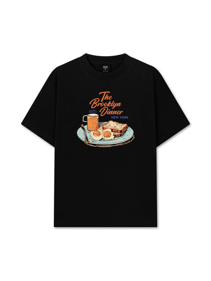 Áo Thun Relaxed Fit Brooklyn Diner Vintage