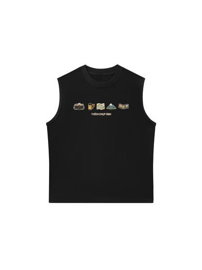 Áo Ba Lỗ Relaxed Fit Thích Chụp Ảnh