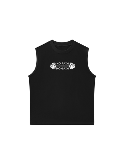 Áo Ba Lỗ Relaxed Fit No Pain No Gain