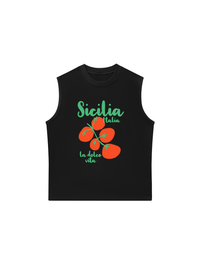Áo Ba Lỗ Relaxed Fit Sicilia Italia