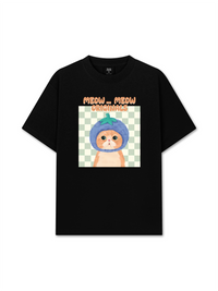 Áo Thun Relaxed Fit Animal Meow