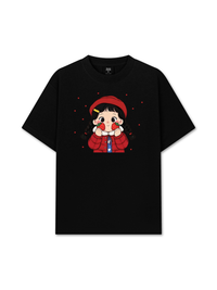 Áo Thun Relaxed Fit Dolly Girl Cute Strawberry Girl