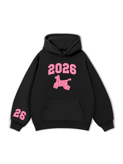 Bubble Pink Pony Hoodie