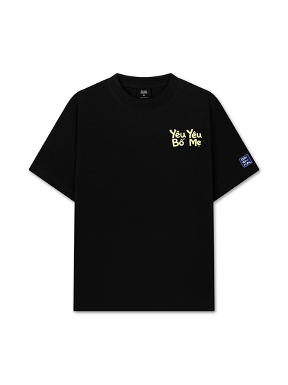 Áo Thun Relaxed Fit Yêu Bố Yêu Mẹ Yêu Cả Nhà Mình