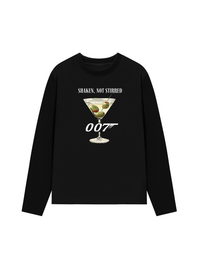 Áo Thun Dài Tay Shaken, not Stirred