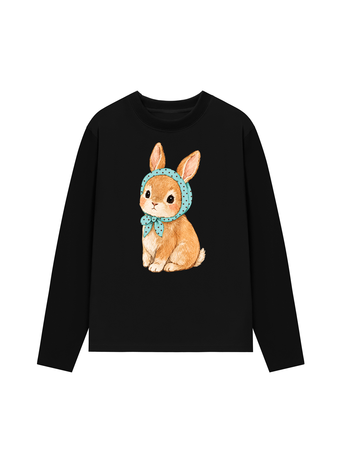 Áo Thun Dài Tay  Blue Tiffany Dotty Bunny