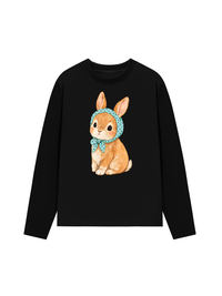 Áo Thun Dài Tay  Blue Tiffany Dotty Bunny