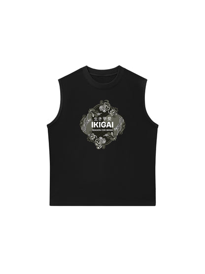 Áo Ba Lỗ Relaxed Fit Ikigai Chetah