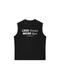 Áo Ba Lỗ Relaxed Fit Less Drama More Run