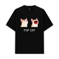 Áo Thun Relaxed Fit Pixel Universe Pop Cat