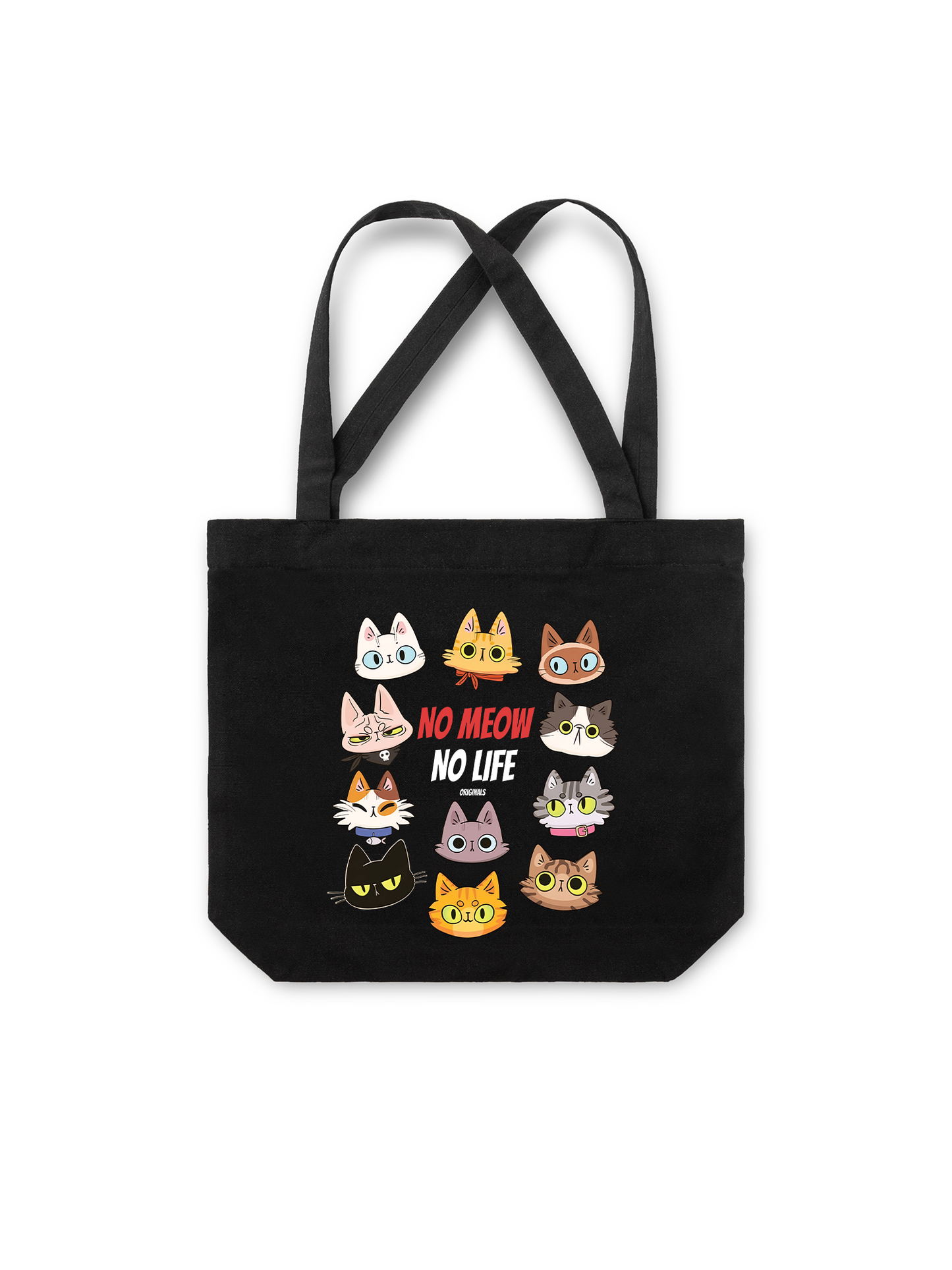 Túi Tote No Meow No Life