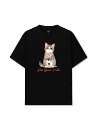 Áo Thun Relaxed Fit  Blooming Kitty