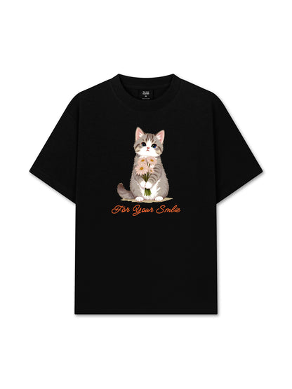 Áo Thun Relaxed Fit  Blooming Kitty