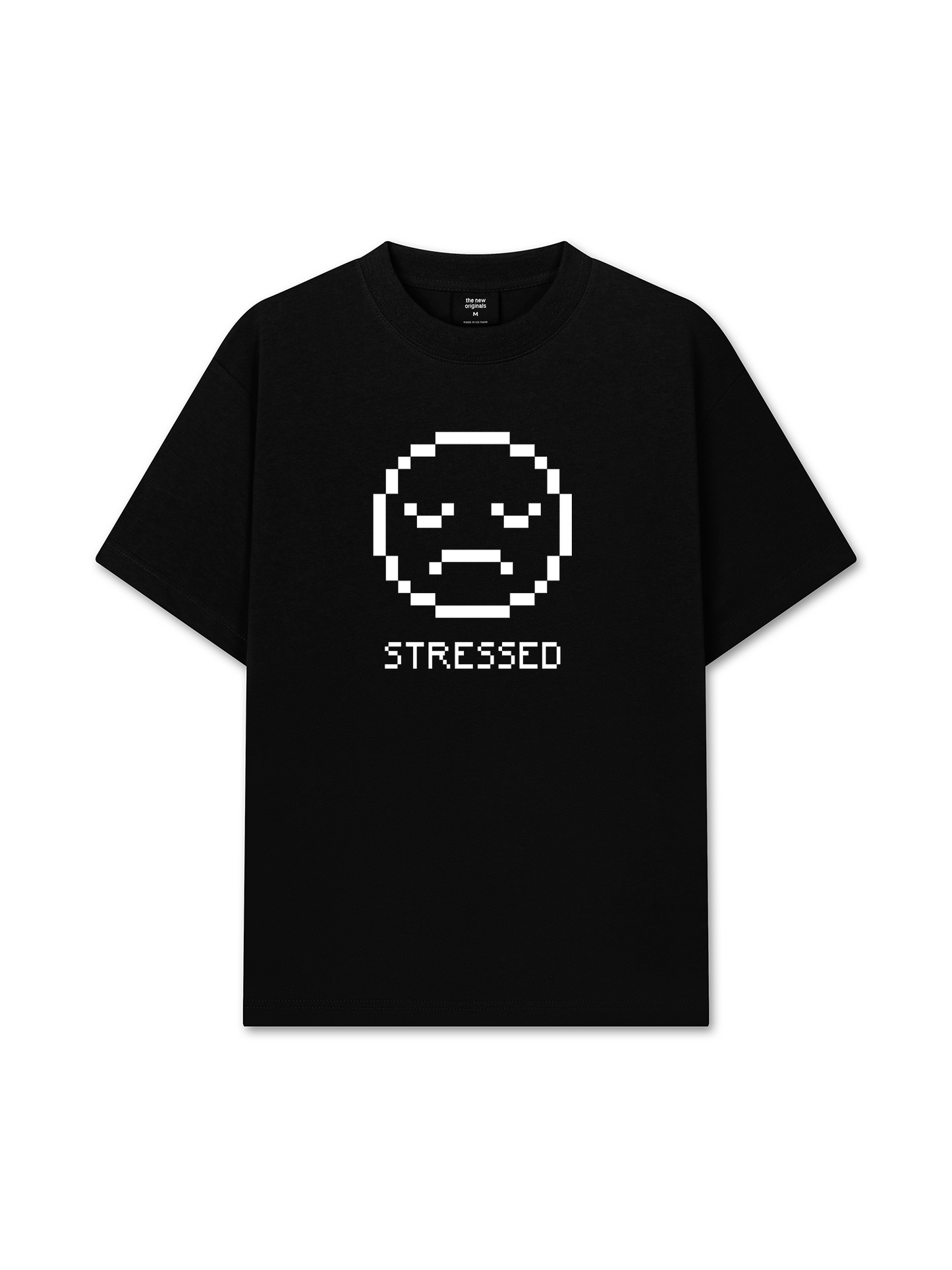 Áo Thun Relaxed Fit Pixel Universe Stressed DT0164DT