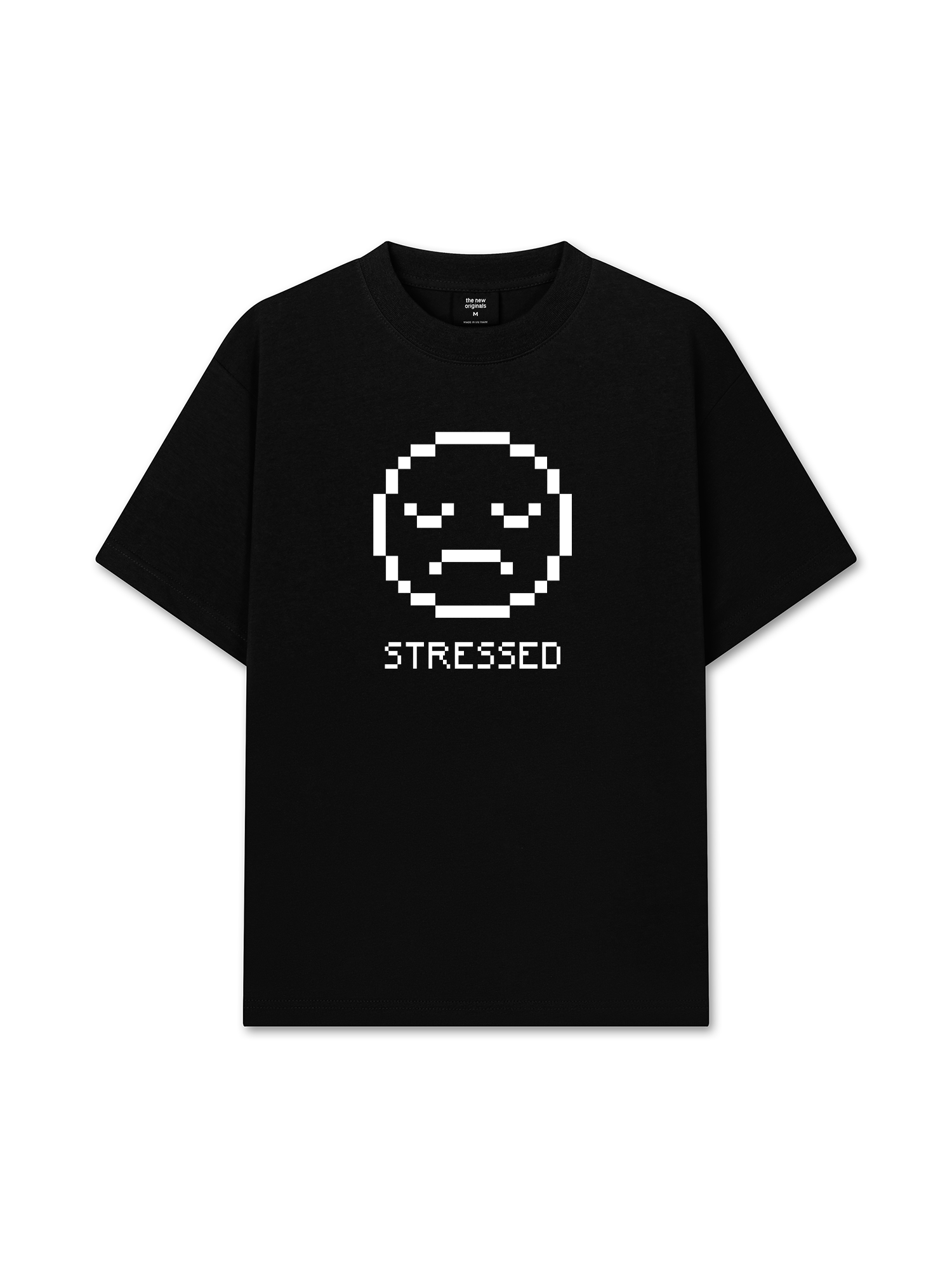 Áo Thun Relaxed Fit Pixel Universe Stressed DT0164DT