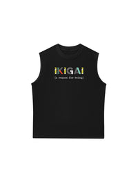 Áo Ba Lỗ Relaxed Fit Geometric Ikigai