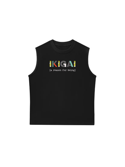 Áo Ba Lỗ Relaxed Fit Geometric Ikigai