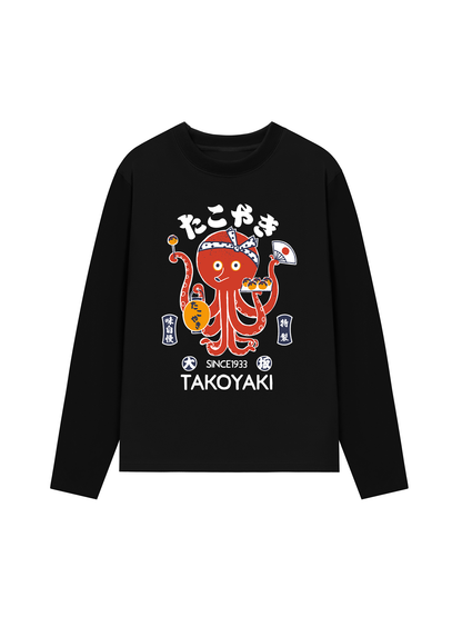 Áo Thun Dài Tay Takoyaki Chan