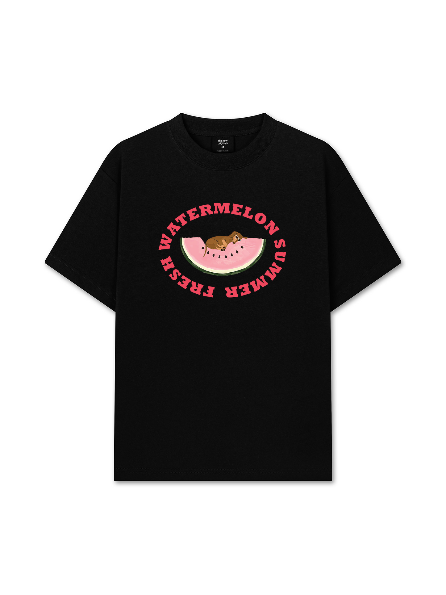 Áo Thun Relaxed Fit Summer Vibes Fresh Watermelon Summer