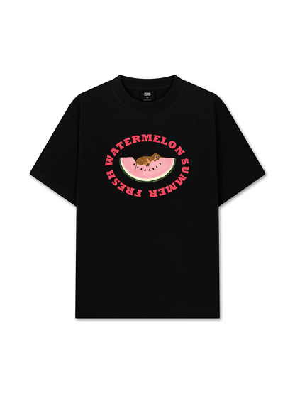 Áo Thun Relaxed Fit Summer Vibes Fresh Watermelon Summer