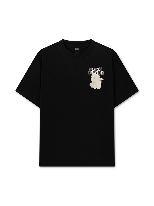 Áo Thun Relaxed Fit  Fuzzy Font Dragon