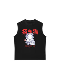Áo Ba Lỗ Relaxed Fit Maneki Neko