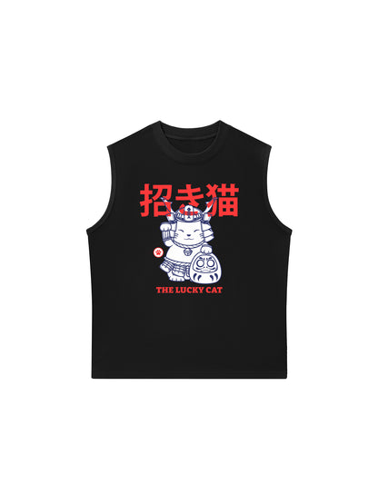 Áo Ba Lỗ Relaxed Fit Maneki Neko
