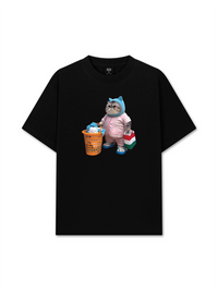 Áo Thun Relaxed Fit Animal Mood Mommy Meow