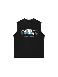 Áo Ba Lỗ Relaxed Fit Go Outside Happy Camper