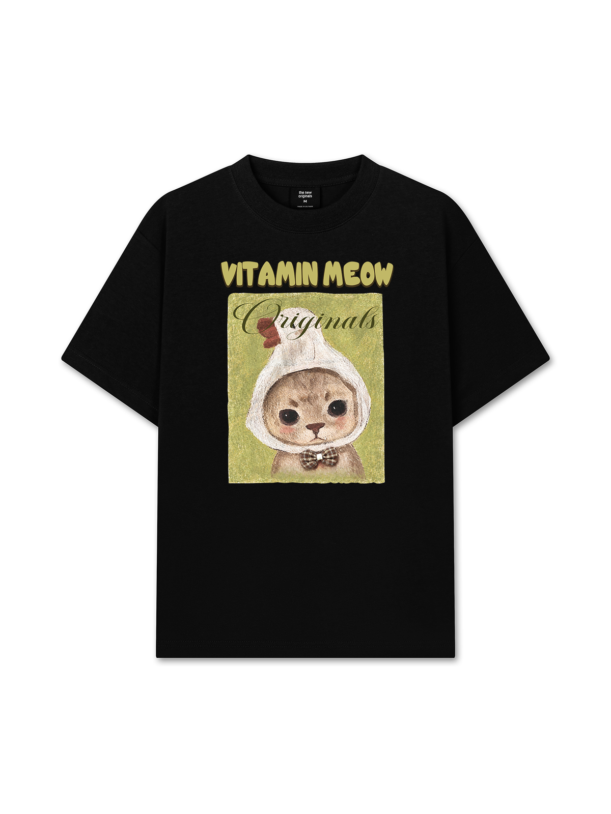 Áo Thun Relaxed Fit  Vitamin Meow With Duck