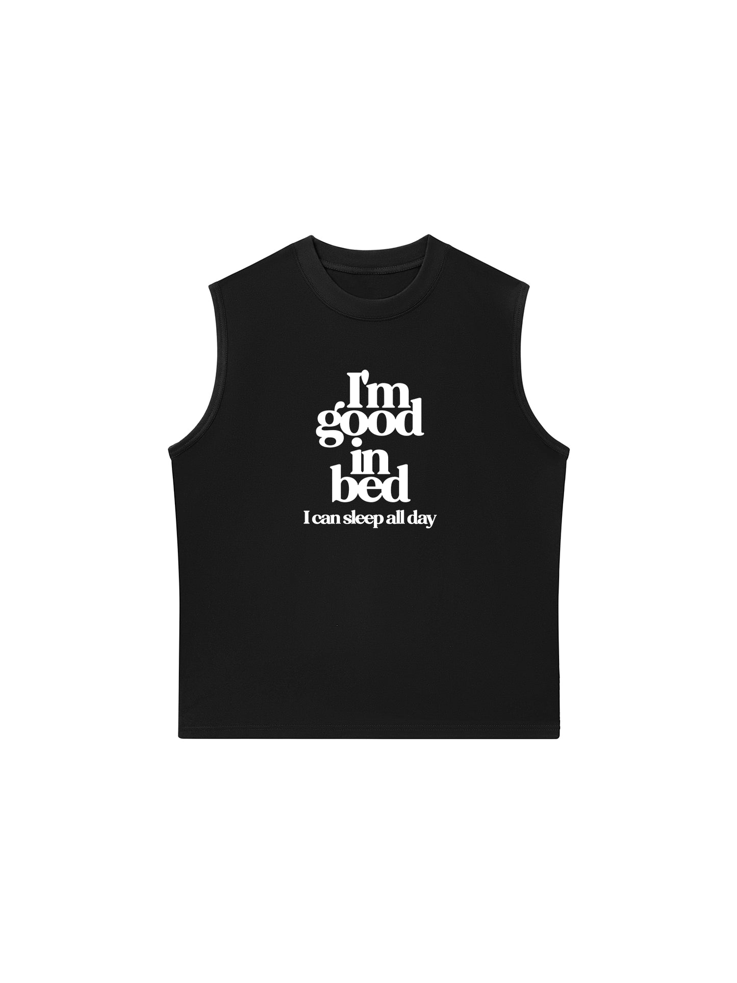 Áo Ba Lỗ Relaxed Fit Life Vibe Good In Bed