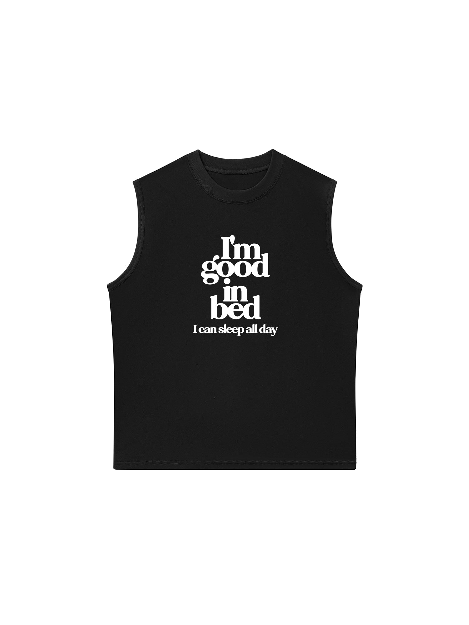 Áo Ba Lỗ Relaxed Fit Life Vibe Good In Bed