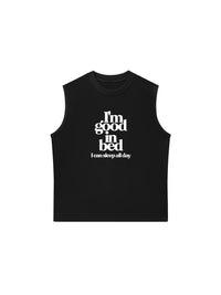 Áo Ba Lỗ Relaxed Fit Life Vibe Good In Bed