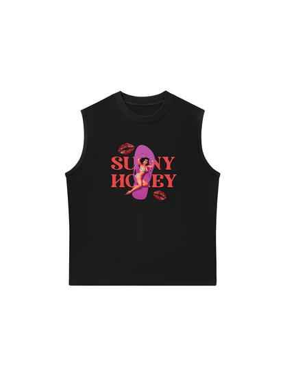 Áo Ba Lỗ Relaxed Fit Summer Vibes Sunny Honey
