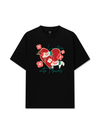 Áo Thun Relaxed Fit Animal Mood Love Turr Into Flower