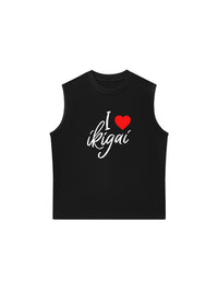 Áo Ba Lỗ Relaxed Fit I Love Ikigai