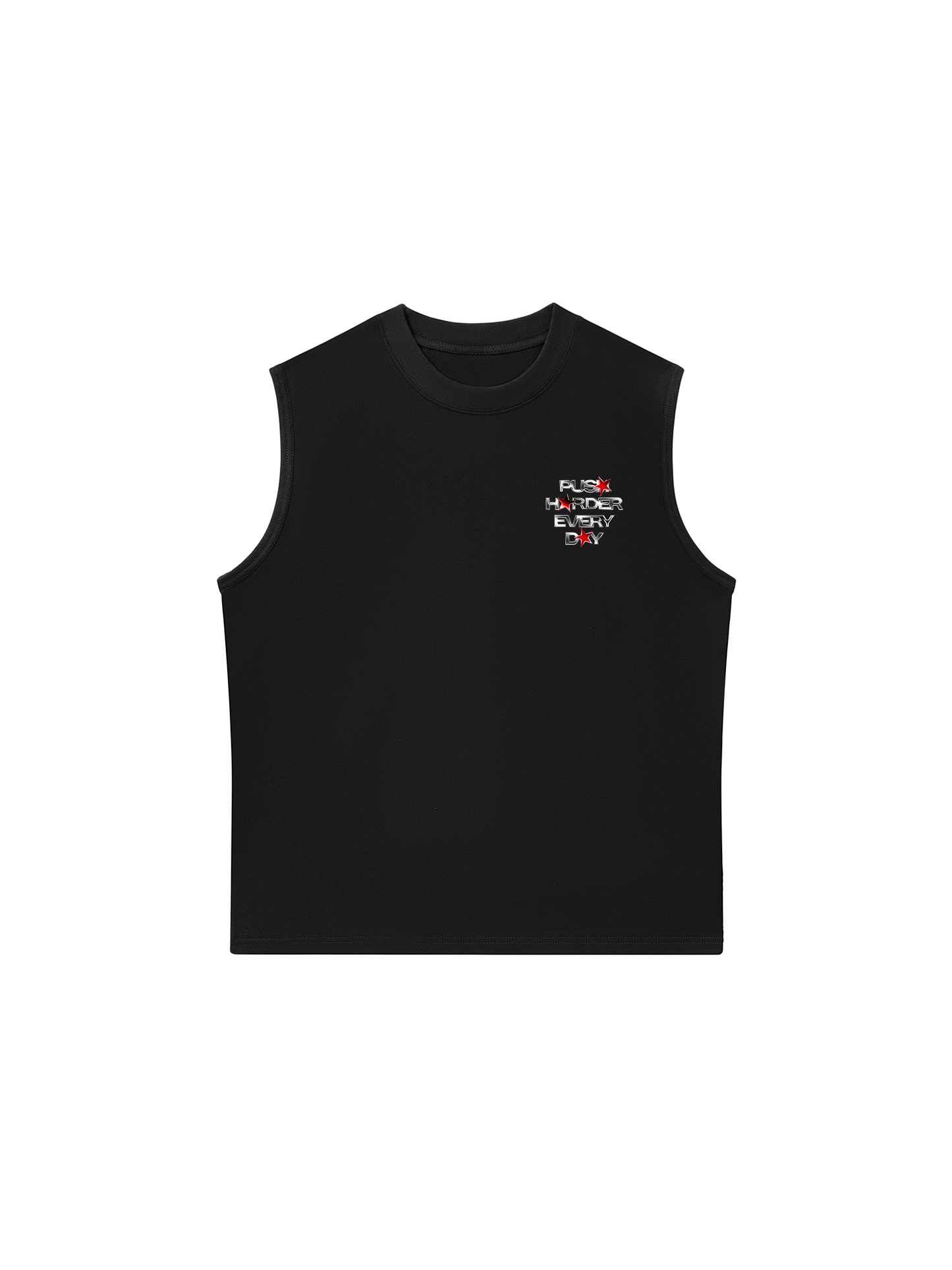 Áo Ba Lỗ Relaxed Fit Push Harder Every Day